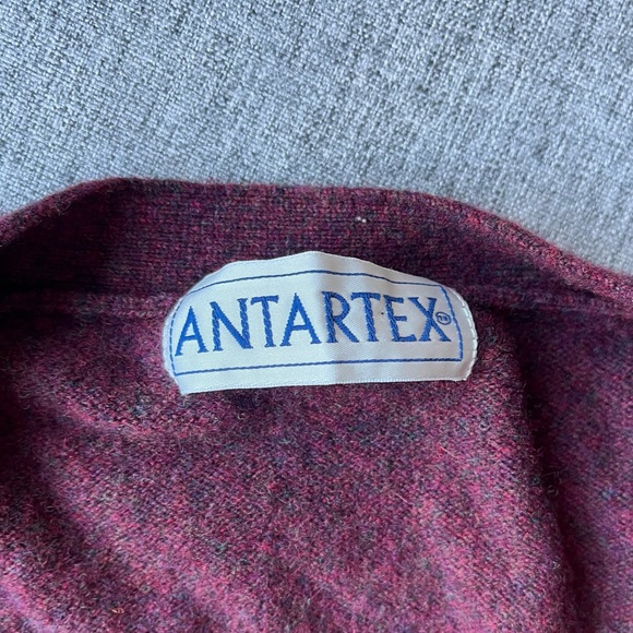 Burgundy Wool Cardigan - Picture 6 of 7